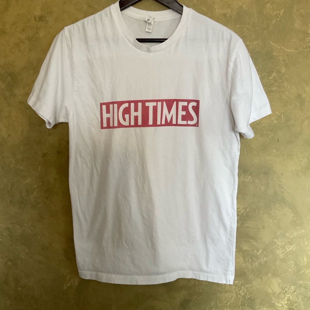 High Times Magazine Cotton Crewneck Graphic Tee